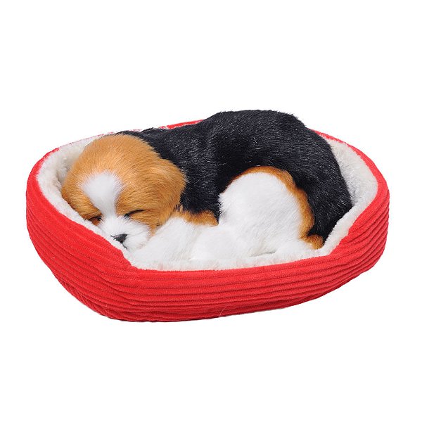 Enfeite Cachorro Beagle Marrom e Preto