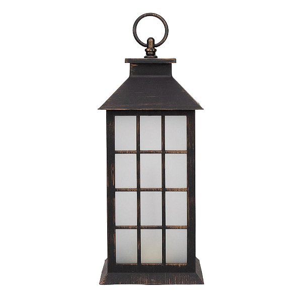 Lanterna com Led Efeito de Fogo