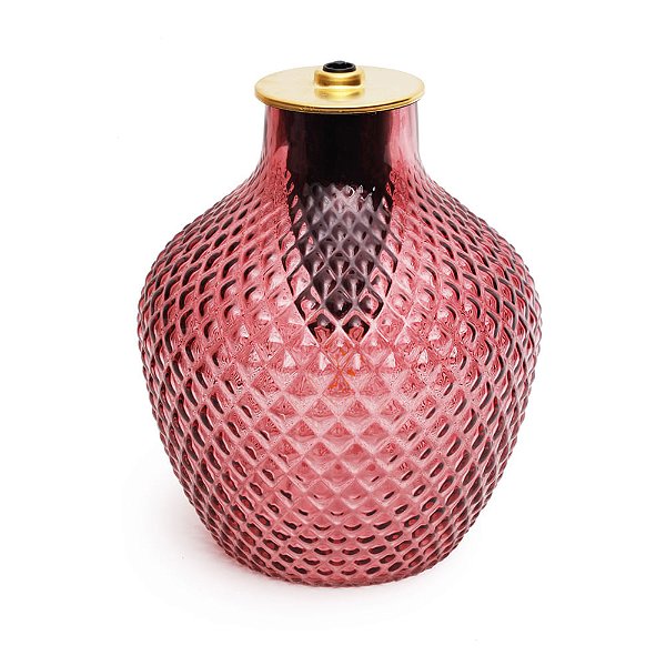 Luminaria Xadrez Vermelho