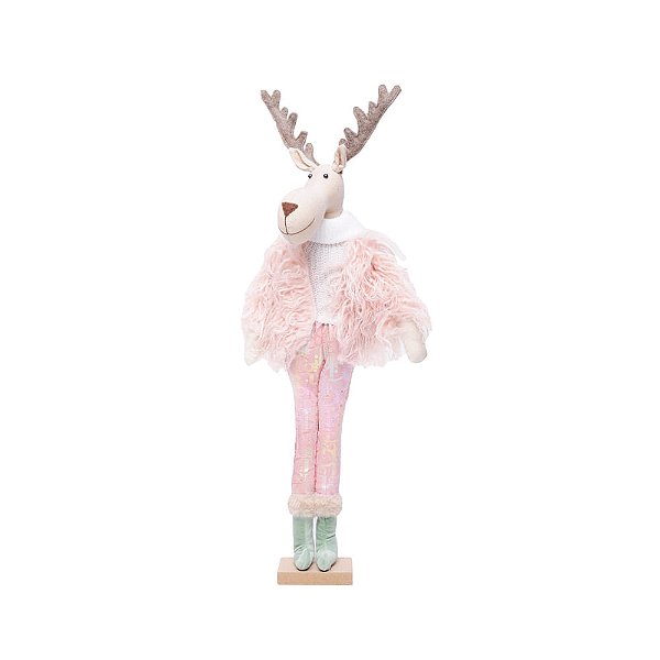 Rena com Calça e Casaco Rosa e Verde