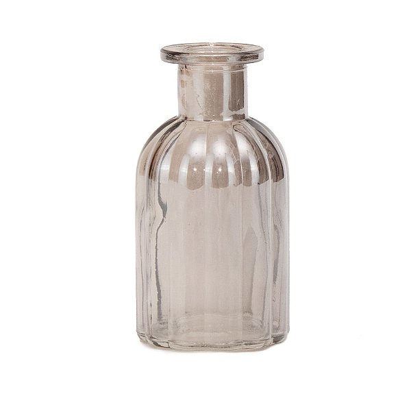 Vaso de Vidro Liso Borda Larga Ion Cinza 130Ml