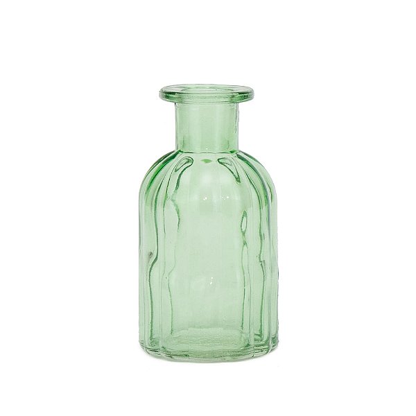 Vaso de Vidro Liso Borda Larga Verde 130Ml