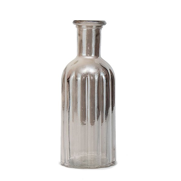 Vaso de Vidro Liso Ion Cinza G