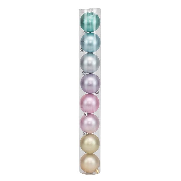 Bola Rainbow Mate 6cm - 8 Un
