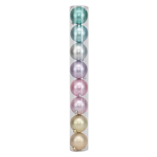 Bola Rainbow Mate 7cm - 8 Un