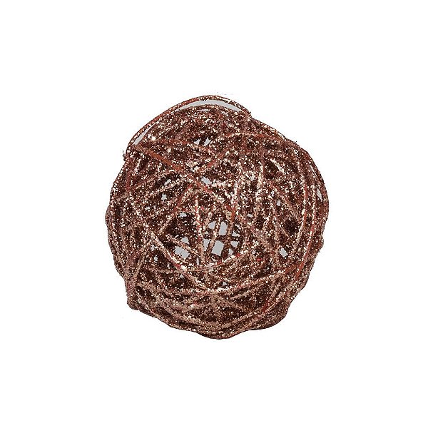 Bola Ratan Rose Gold 10cm