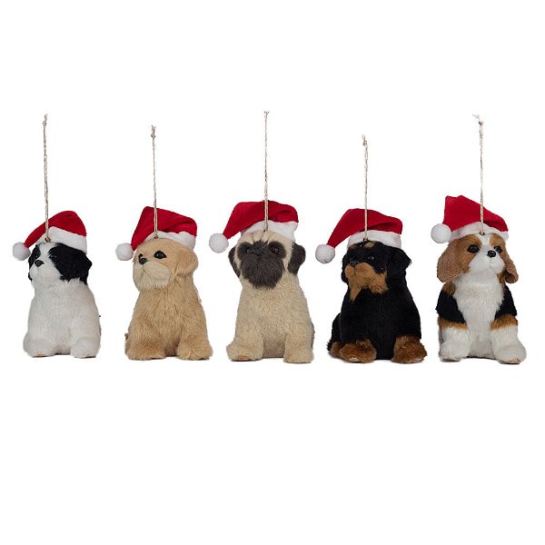Cachorro Decorativo Sortido 12cm