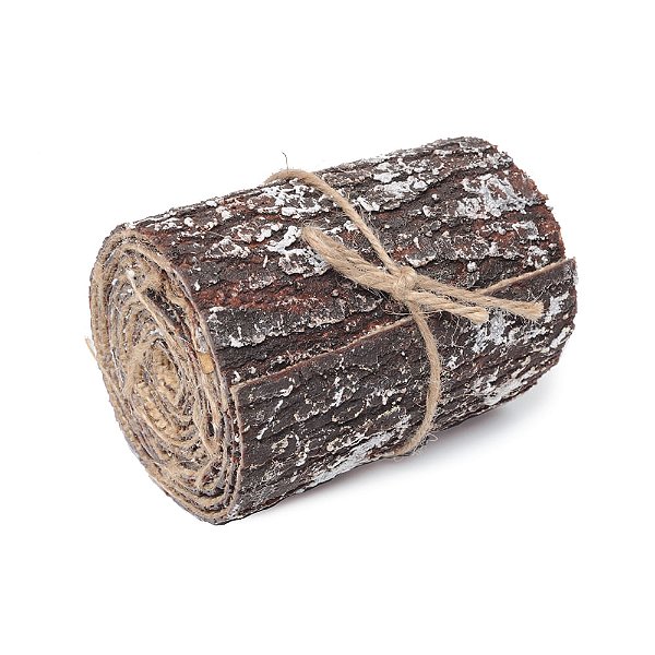 Casca Decorativa Nevada Marrom 12X180cm