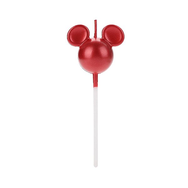 Vela Mickey 360 Vermelha