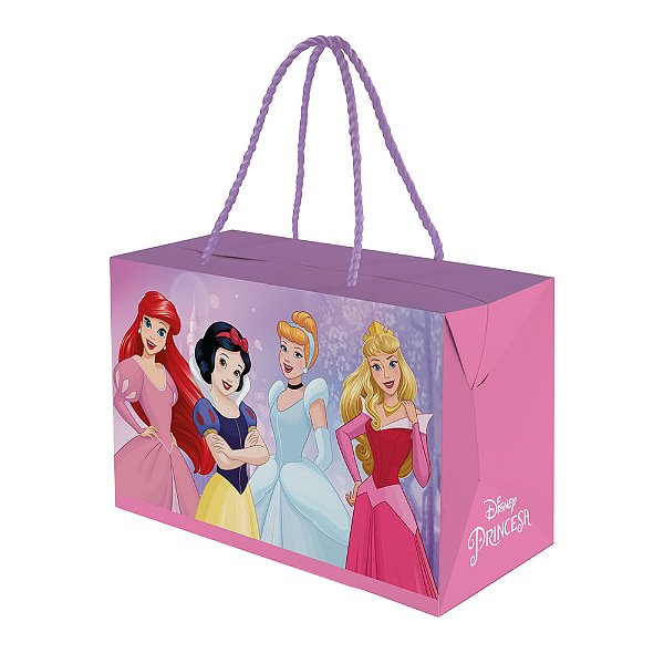 Caixa com Alça Prime Princesa Colorido G 30x14x20cm