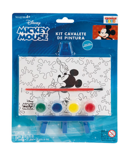 Lembrancinha Licenciada - Kit Cavalete para Pintura Mickey - 1 Un