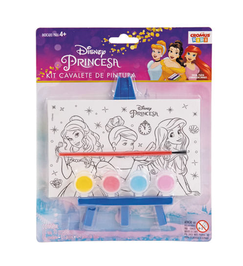 Lembrancinha Licenciada - Kit Cavalete para Pintura Princesas - 1 Un