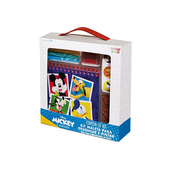 Lembrancinha - Kit Maleta Desenhar E Pintar Mickey E Amigos - 1 Un