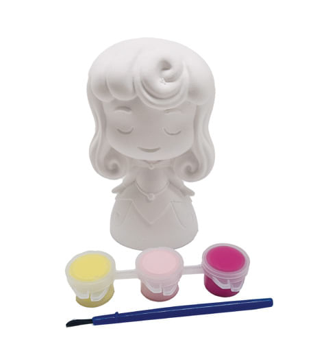 Lembrancinha - Kit Pintura em Gesso Aurora - 4 Un