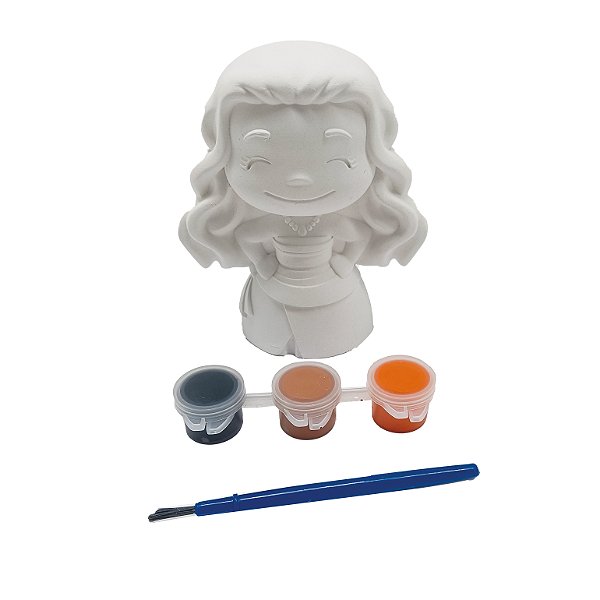 Lembrancinha - Kit Pintura em Gesso Moana - 4 Un