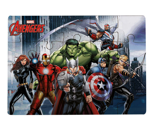 Lembrancinha Licenciada - Jogo Quebra-cabeça Avengers - 1 Un