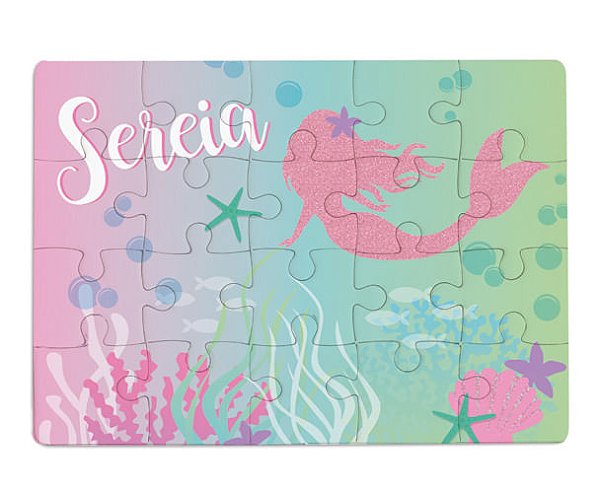 Lembrancinha Licenciada - Jogo Quebra-cabeça Sereia - 1 Un