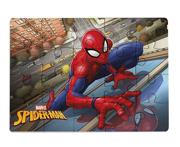 Lembrancinha Licenciada - Jogo Quebra-cabeça Spider Man - 1 Un