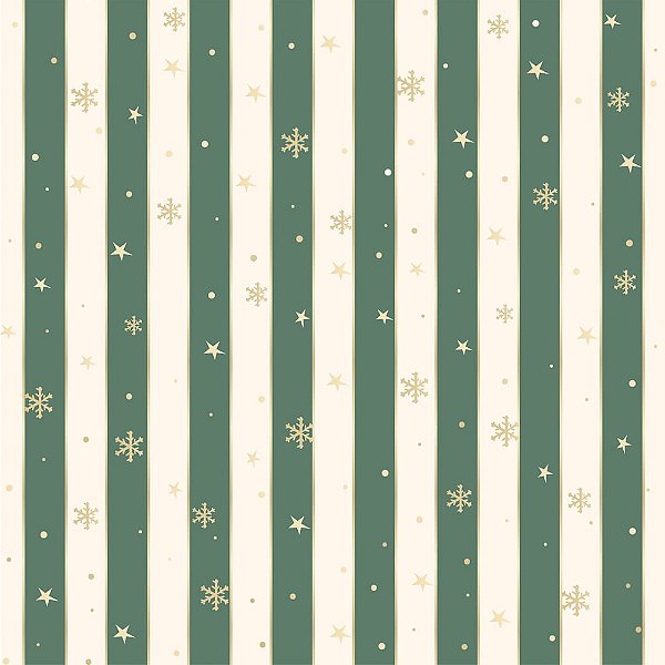 Saco Metalizado 20X29 Noelle Verde - 50 Un