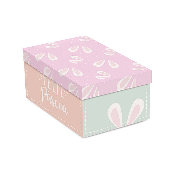 Caixa Surp 1 Meio Ovo 350G Feliz Páscoa 17,5X13,5X10