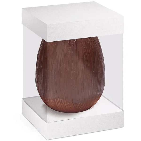 Caixa Vertical Para Um Ovo 500g Branco - 10 Un