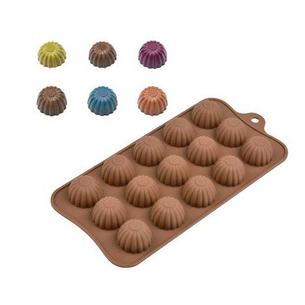 Molde de Silicone Chocolate - FT143