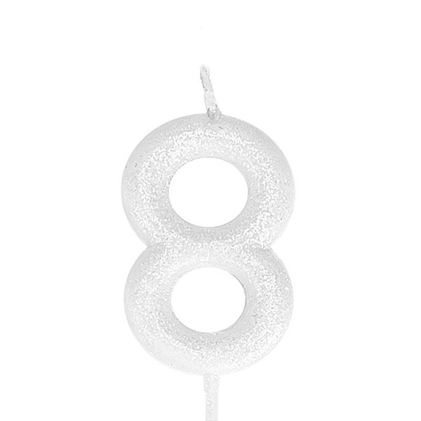Vela Branca Número 8 - VEB08