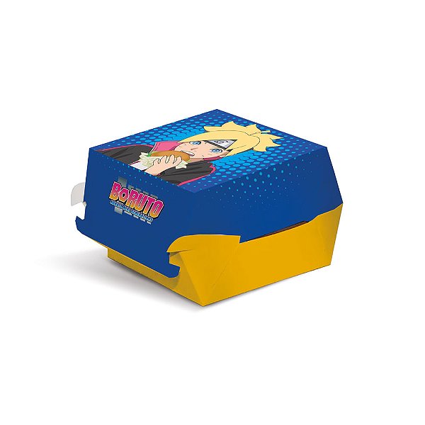 Caixa Para Hambúrguer Boruto 5,5x5,5x5,4cm - 8 Un