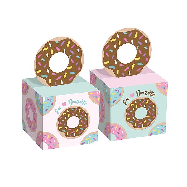 Caixa Pop Up Donuts Composê - 10 Un