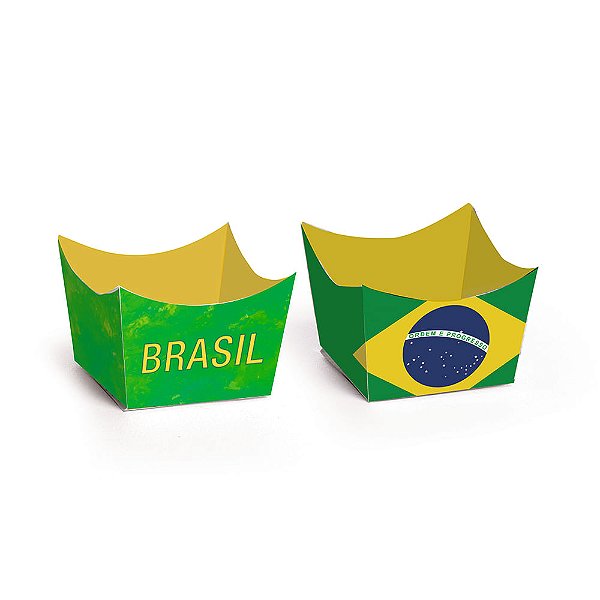 Forminha para Doce Cachepot Composê Vai Brasil - 24 Un