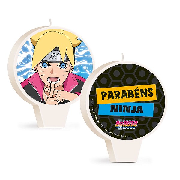 Vela Redonda Boruto 7,5x9,5cm