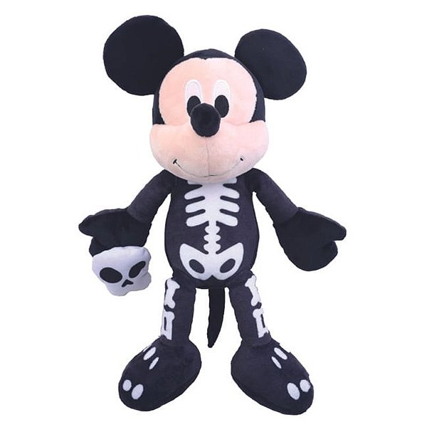 Pelúcia Mickey Esqueleto 30cm - 1 Un