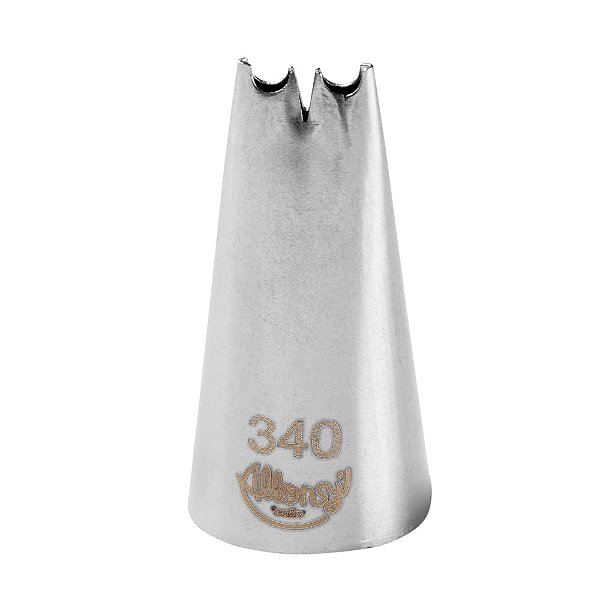 Bicos para Confeitar Babado Aço Inox Nº340 - Cromus Allonsy