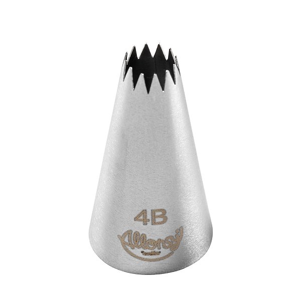 Bicos para Confeitar Pitanga Aberta Aço Inox Nº4B - Cromus Allonsy