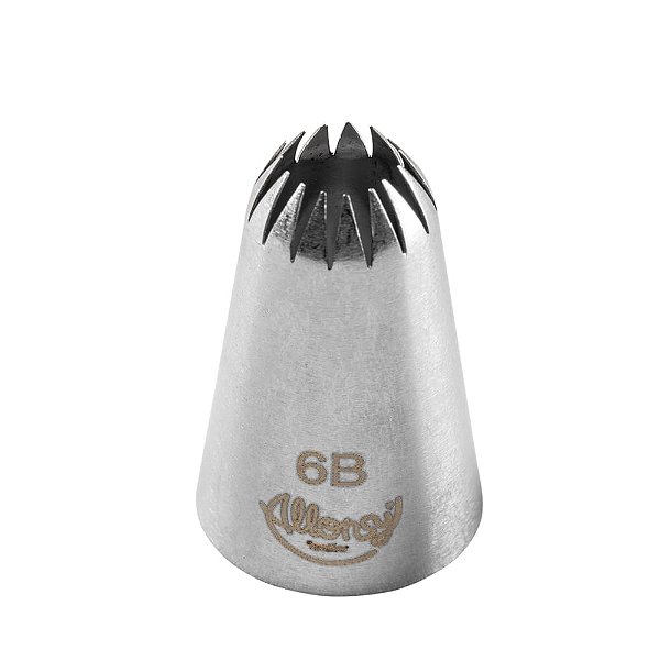 Bicos para Confeitar Pitanga Aberta Aço Inox Nº6B - Cromus Allonsy