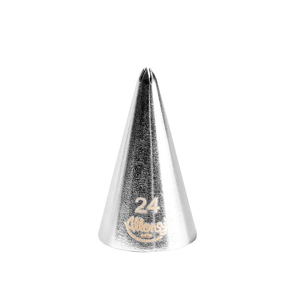 Bicos para Confeitar Pitanga Fechada Aço Inox Nº24 - Cromus Allonsy