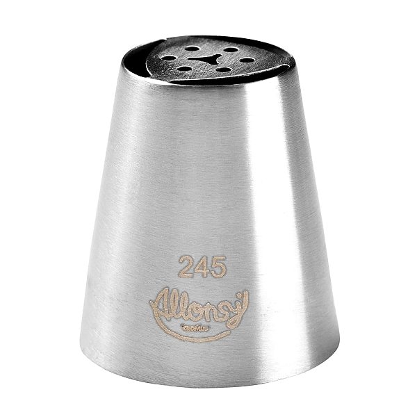 Bicos para Confeitar Russo Flor Aço Inox Nº245 - Cromus Allonsy