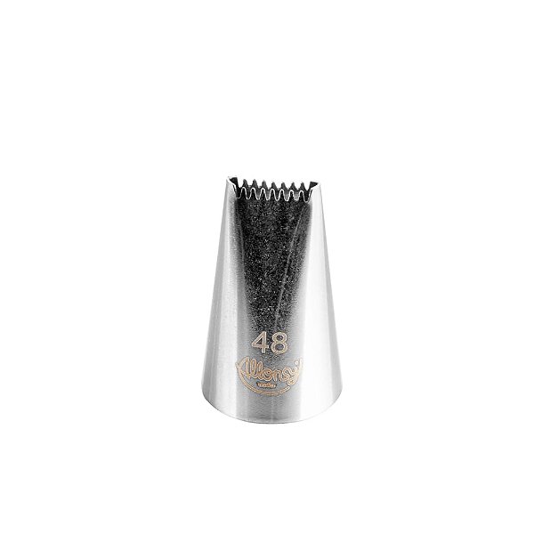 Bicos para Confeitar Serra Aço Inox Nº48 - Cromus Allonsy