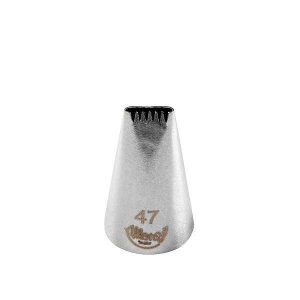 Bicos para Confeitar Serra Aço Inox Nº47 - Cromus Allonsy
