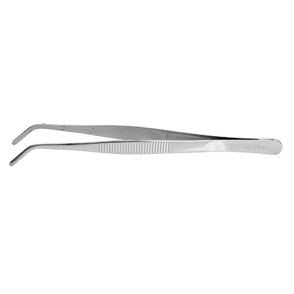 Pinça Culinária Curva Aço Inox 20cm - Cromus Allonsy