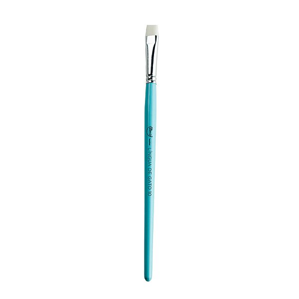 Pincel Artístico N10 - Lingua de Gato Azul - Cromus Allonsy