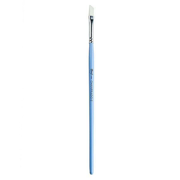 Pincel Artístico N6 - Chanfrado Azul Ciano - Cromus Allonsy
