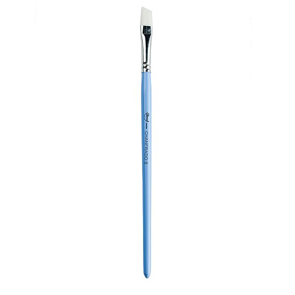 Pincel Artístico N8 - Chanfrado Azul Ciano - Cromus Allonsy