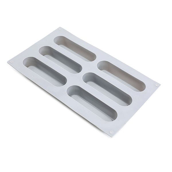Forma de Silicone 29X17X3,2cm - Monoporção Oval - Cromus Allonsy
