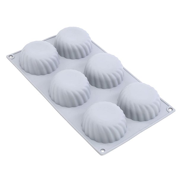 Forma de Silicone 30X17,5X3,5cm - Monoporção Caracol - Cromus Allonsy