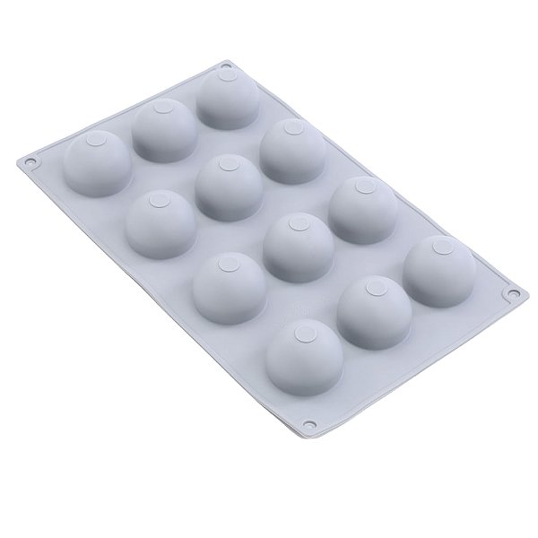 Forma de Silicone 28,5X17,5X2,5cm - Monoporção Trufas - Cromus Allonsy