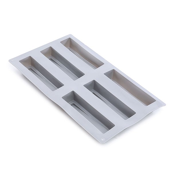 Forma de Silicone 30X17,5X2,8cm - Equilibrio 6 Cavidades - Cromus Allonsy