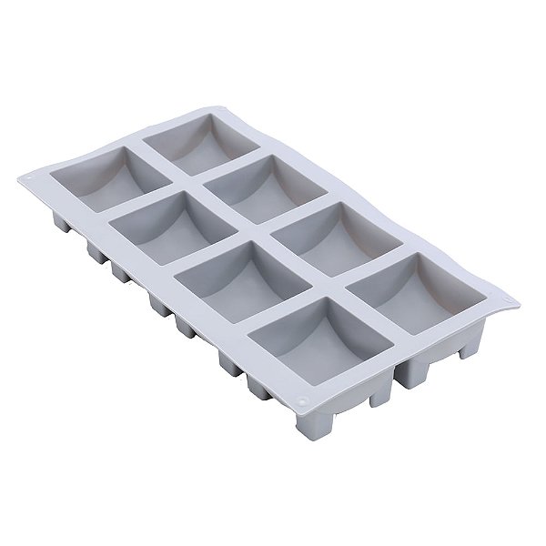 Forma de Silicone 29,5X17X4cm - Esfera Quadrada - Cromus Allonsy