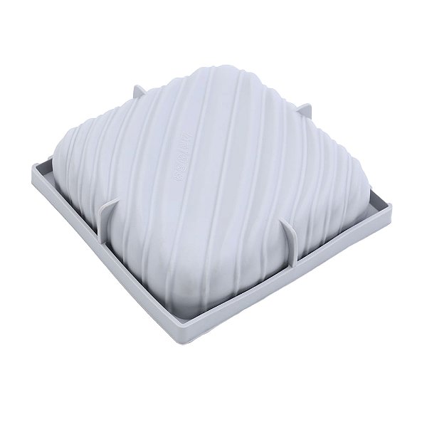 Forma de Silicone 17,5X17,5X4,5cm - Quadrada Explosao - Cromus Allonsy