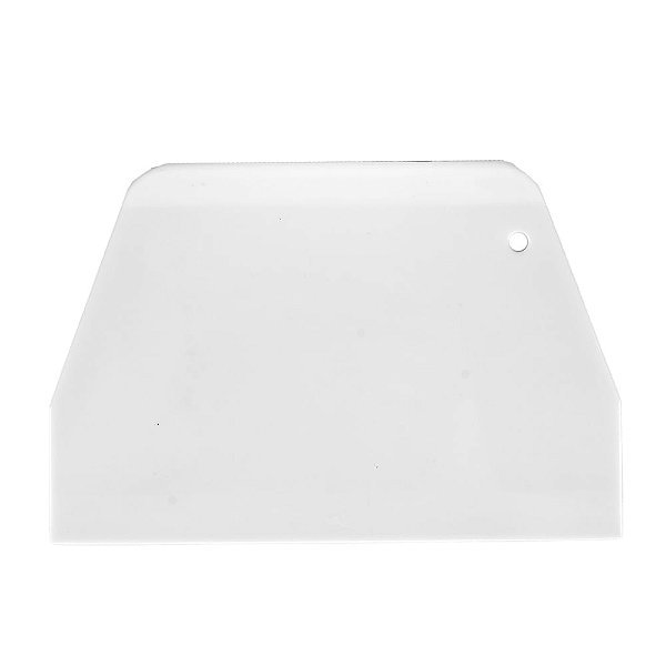 Espátula Raspadora Branco 19,5X12,8cm - Plástico - Cromus Allonsy